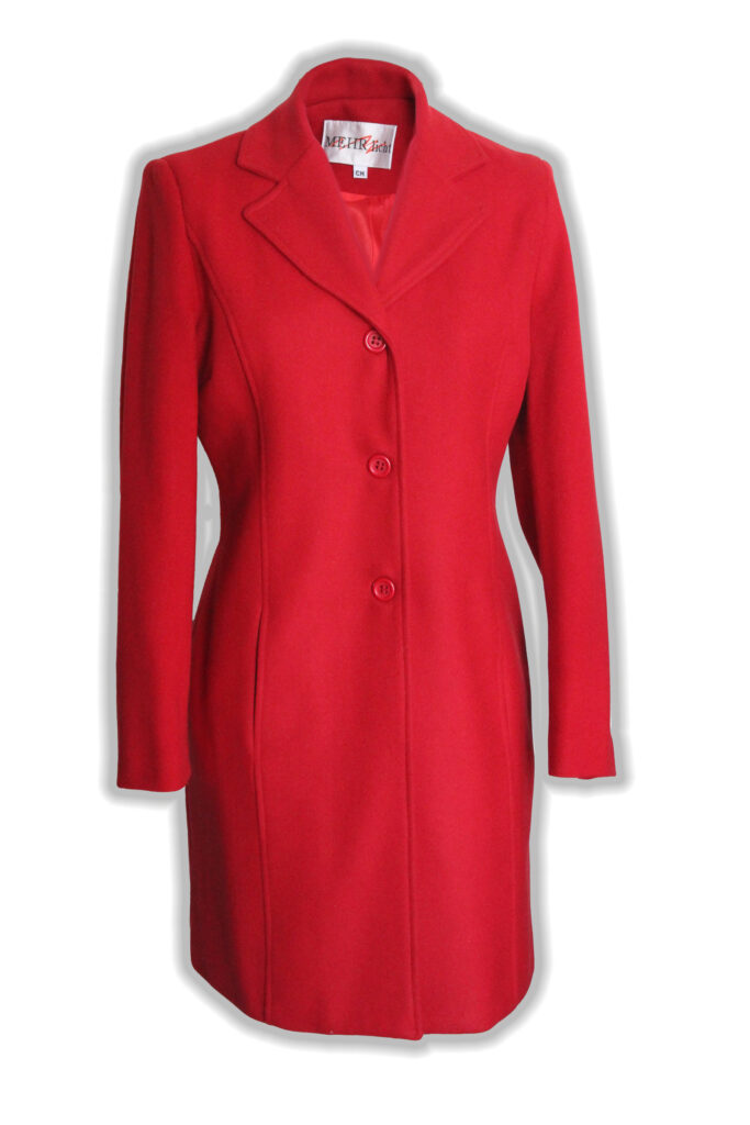 Abrigo Largo para Dama 85% Lana Virgen y 15% Nylon 1 Uniforme para Dama Invierno